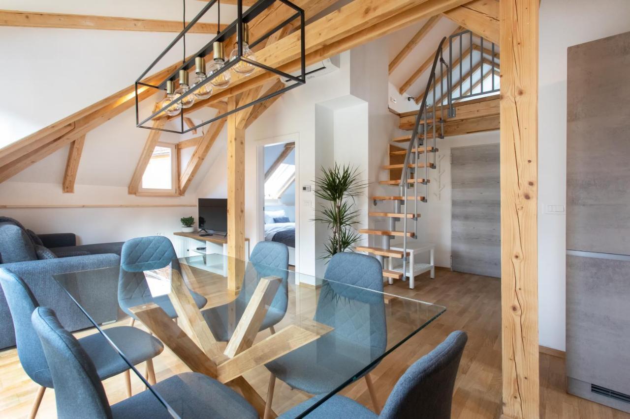 Bright & Spacious Loft In The Heart Of Old Town Ljubljana Exteriör bild
