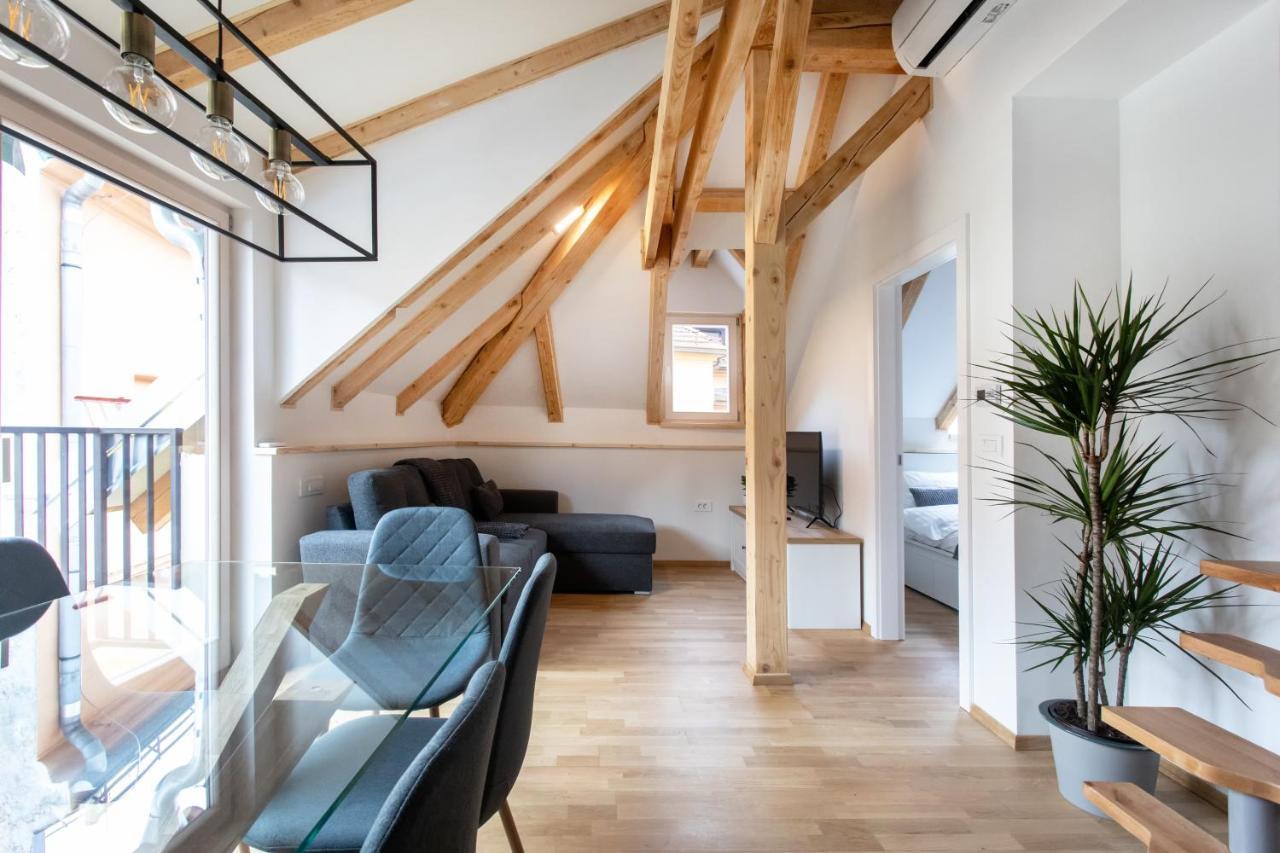 Bright & Spacious Loft In The Heart Of Old Town Ljubljana Exteriör bild