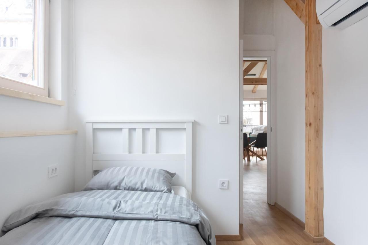 Bright & Spacious Loft In The Heart Of Old Town Ljubljana Exteriör bild